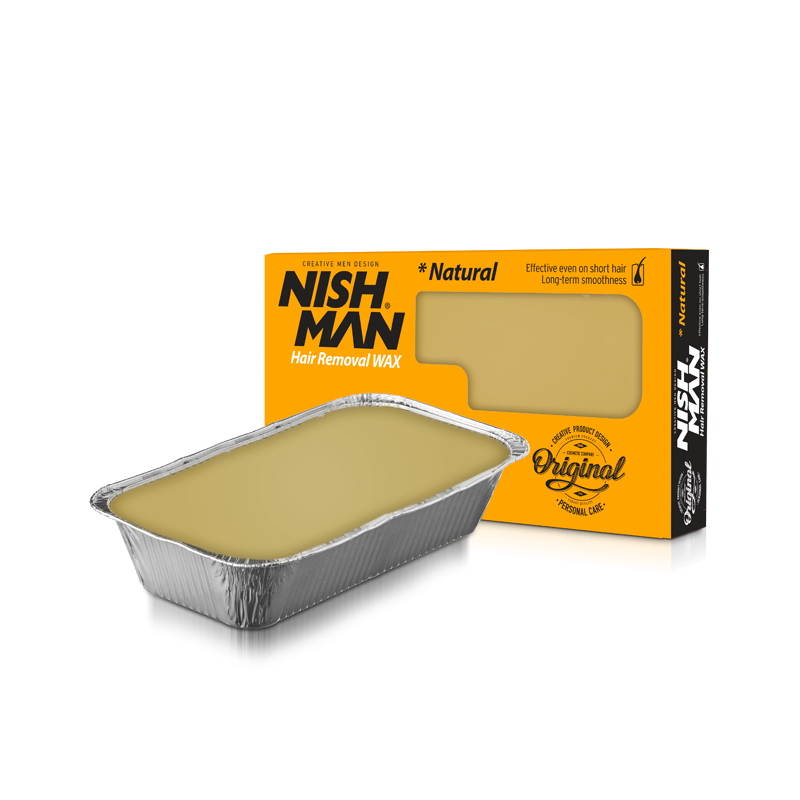 NISHMAN PROFESSIONAL DEPILATORY HARD WAX NATURAL