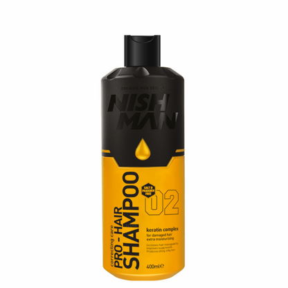 Nishman Pro-hair Shampoo Keratin Complex 400 ml